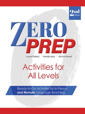 cover image of Zero Prep Activities for All Levels